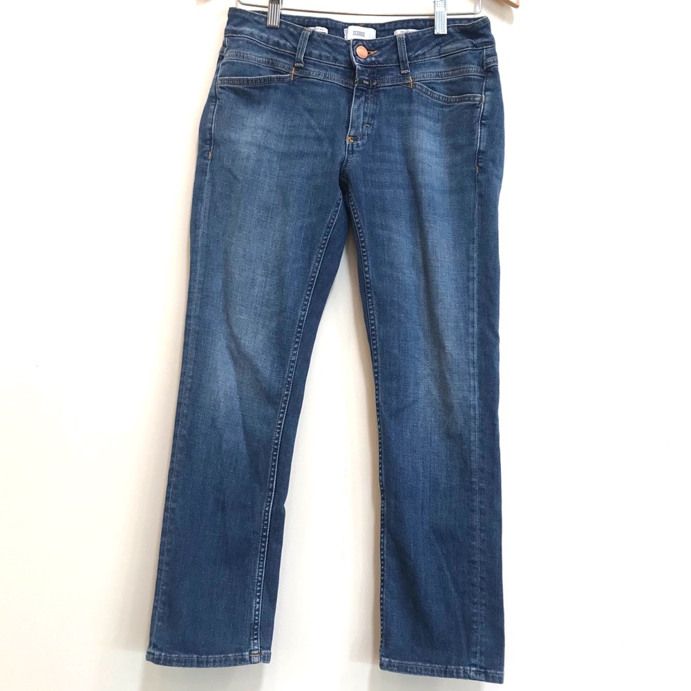 Anthropologie Closed ORGANIC Straight Leg Med Rise Jeans (Sm)